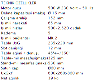 QUANTUM B17 PRO Seri Ağır Hizmet Sütunlu Matkap