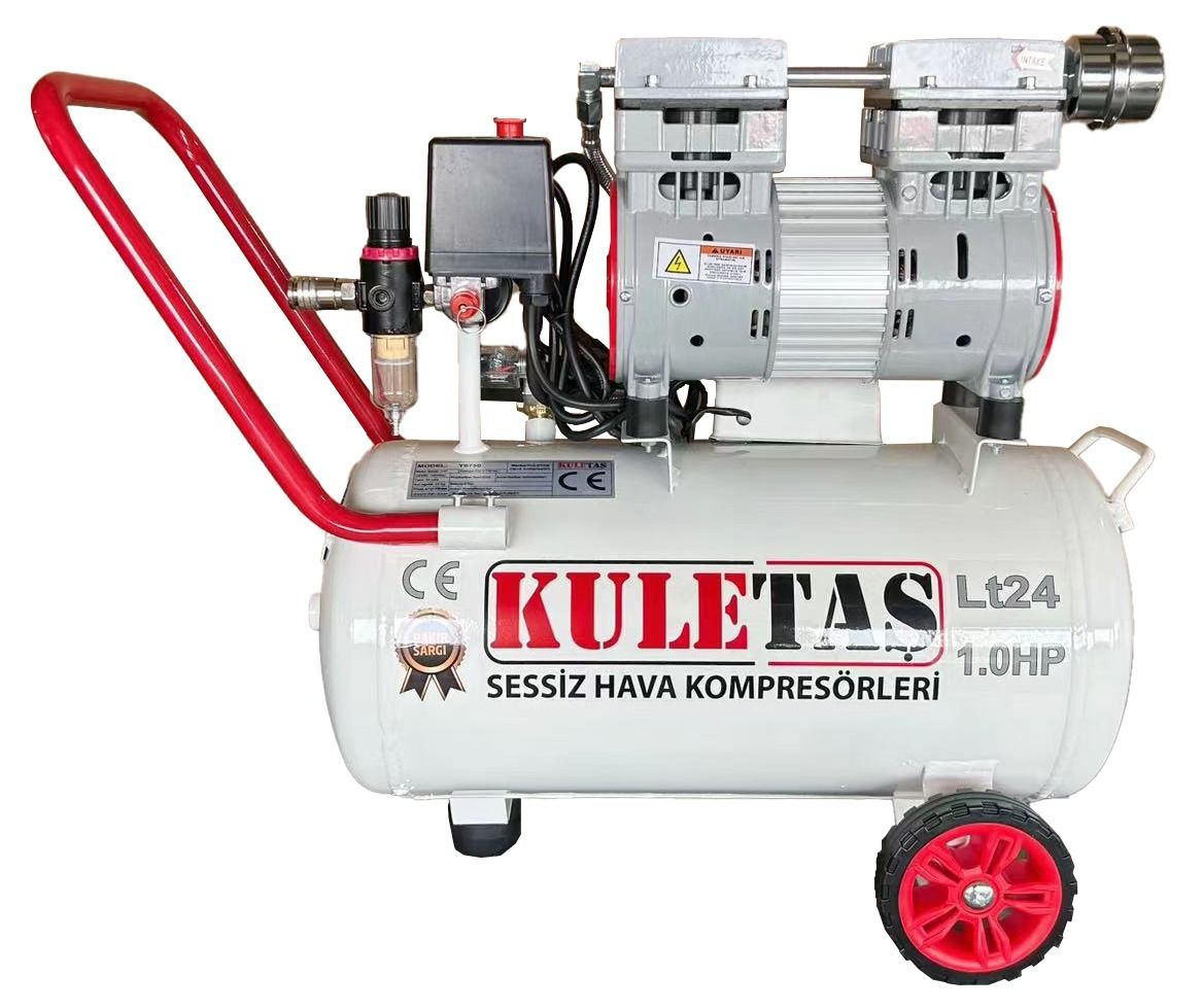Kuletaş Süper Sessiz Yağsız Hava Kompresörü 24 Litre