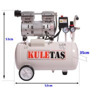 Kuletaş Süper Sessiz Yağsız Hava Kompresörü 24 Litre