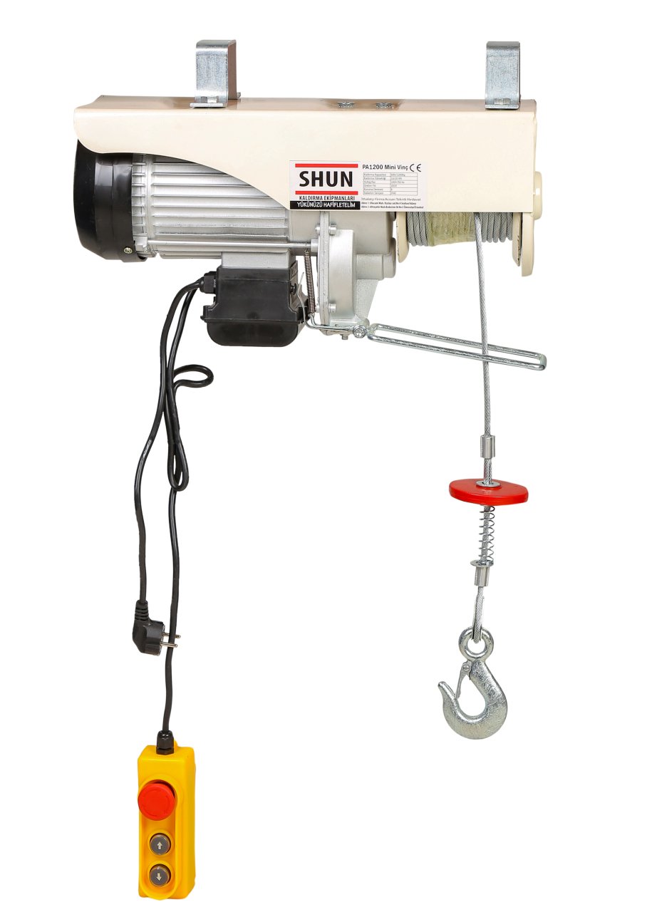 Shun 600/1200 Elektrikli Mini Vinç Carsakal
