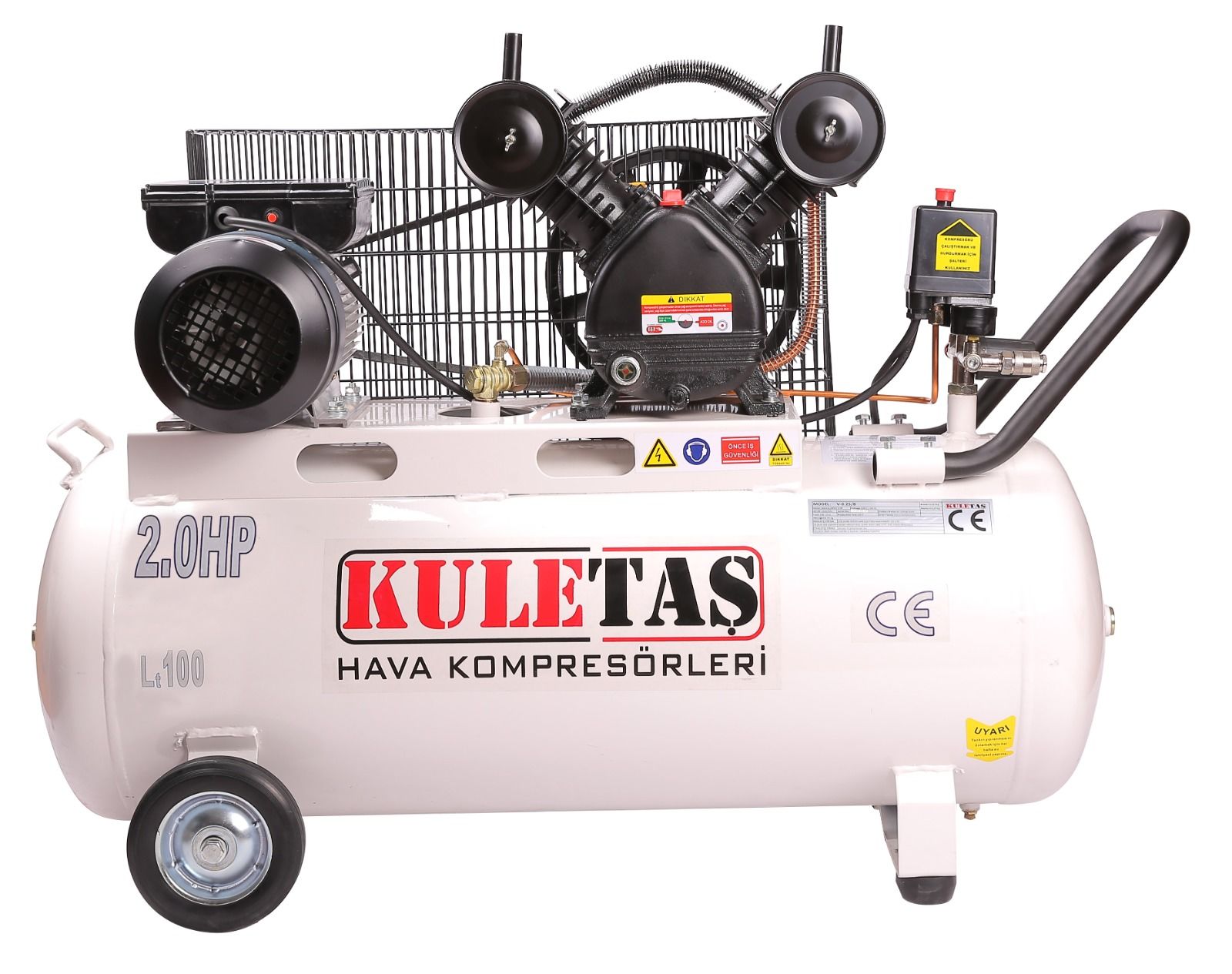 Kuletaş 100 Litre Kompresör 2 Hp