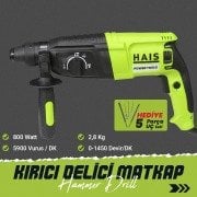 Hais Kırıcı Delici Hilti Matkap 2,8 J 800 Watt