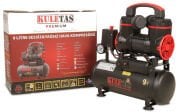 Kuletaş Premium 9 Litre Sessiz Yağsız Hava Kompresörü 1,2 Hp (İtalyan Tasarım)