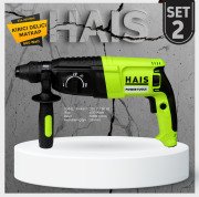HAIS Kırıcı Delici Matkap ve Büyük Taşlama Seti (SET 2)