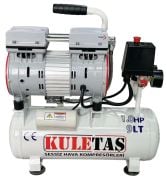 Kuletaş Süper Sessiz Yağsız Kompresör 9 Lt
