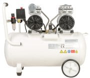 Kuletaş Süper Sessiz Yağsız Kompresör 60 Litre Çift Motor 2 Hp