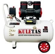 Kuletaş 50 Litre 2 HP Sessiz Premium Kafa Hava Kompresörü 2800 rpm