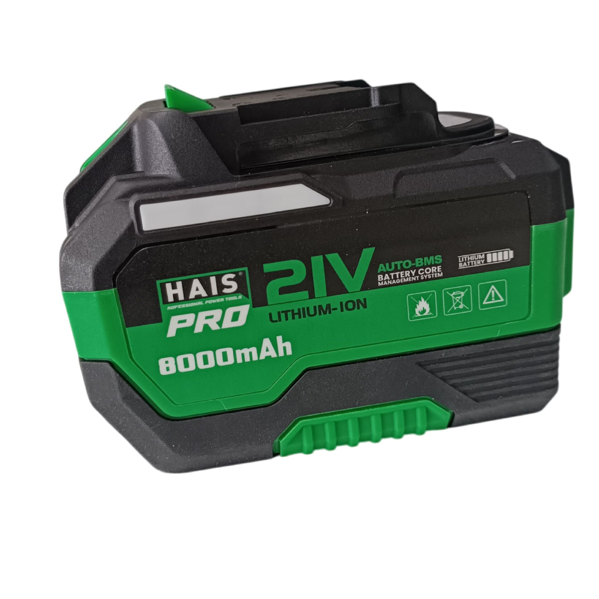 HAISPRO Profesyonel Akülü El Aletleri İçin Yedek Batarya 8.0 Ah 21 V