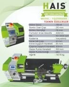 HAIS 210X400 Masa Üzeri Metal Torna Makinası 750 Watt