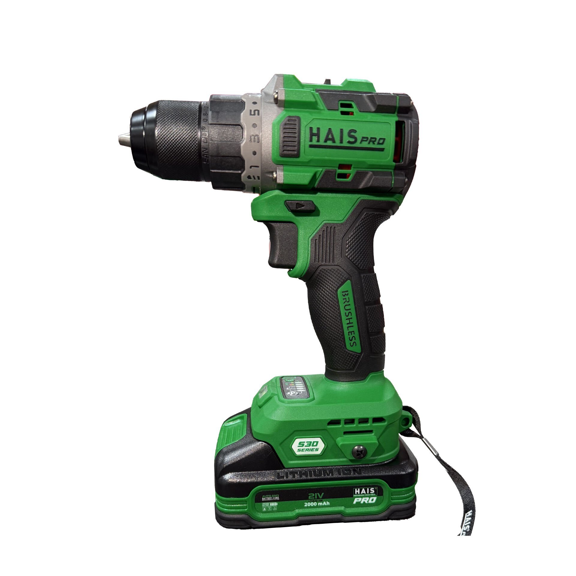 HAISPRO Profesyonel Vidalama Matkap S30 RB-2201 21 V 2.0 Ah Çift Akülü