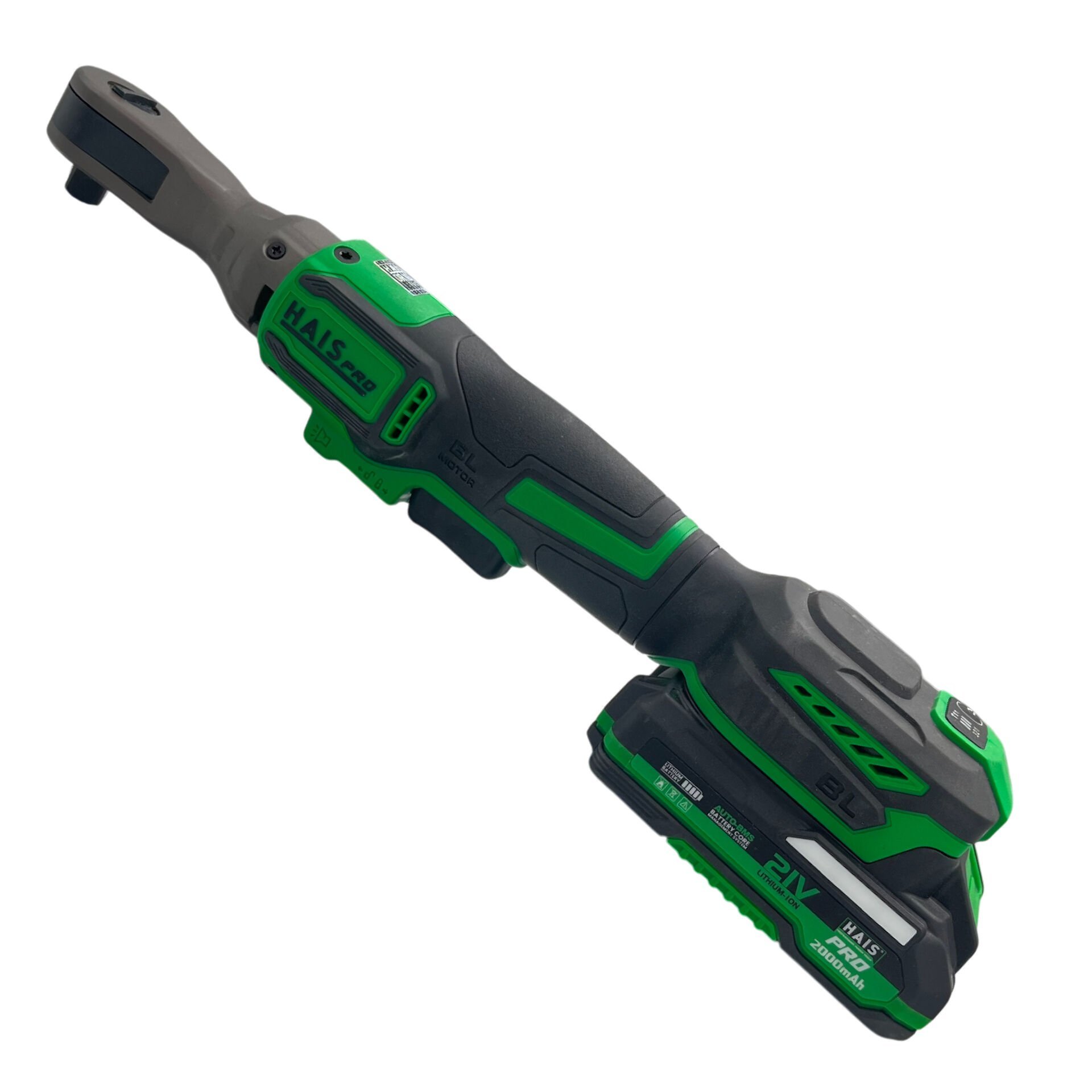 HAISPRO Profesyonel Akülü Cırcır Anahtarı RB-JL100A Kısa 100 Nm