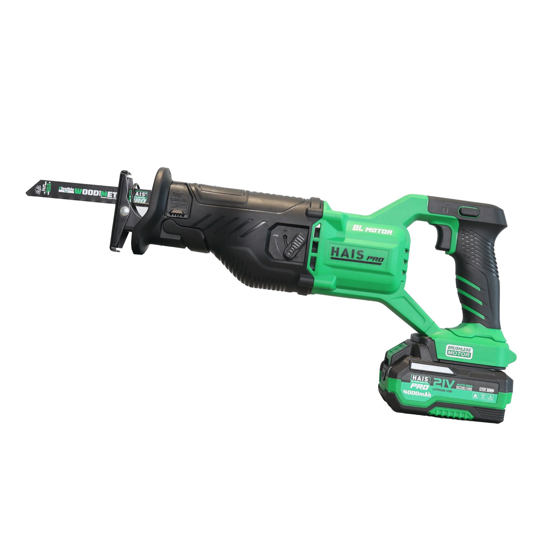 HAISPRO Akülü Tilki Kuyruğu Testeresi 21 V 4.0 Ah