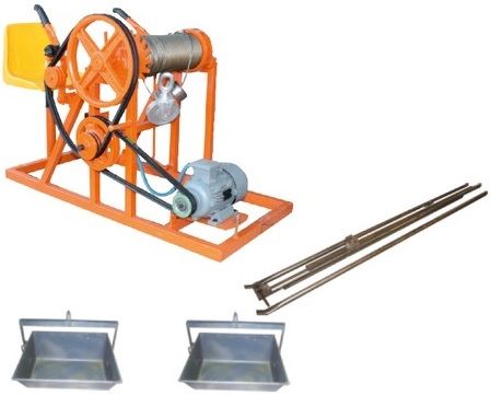 KAYNAK HÜNER Yerden Kumandalı İnşaat Vinci 4 HP 380 Volt