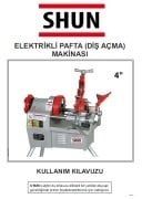 Shun 4''Tezgah Pafta Makinası