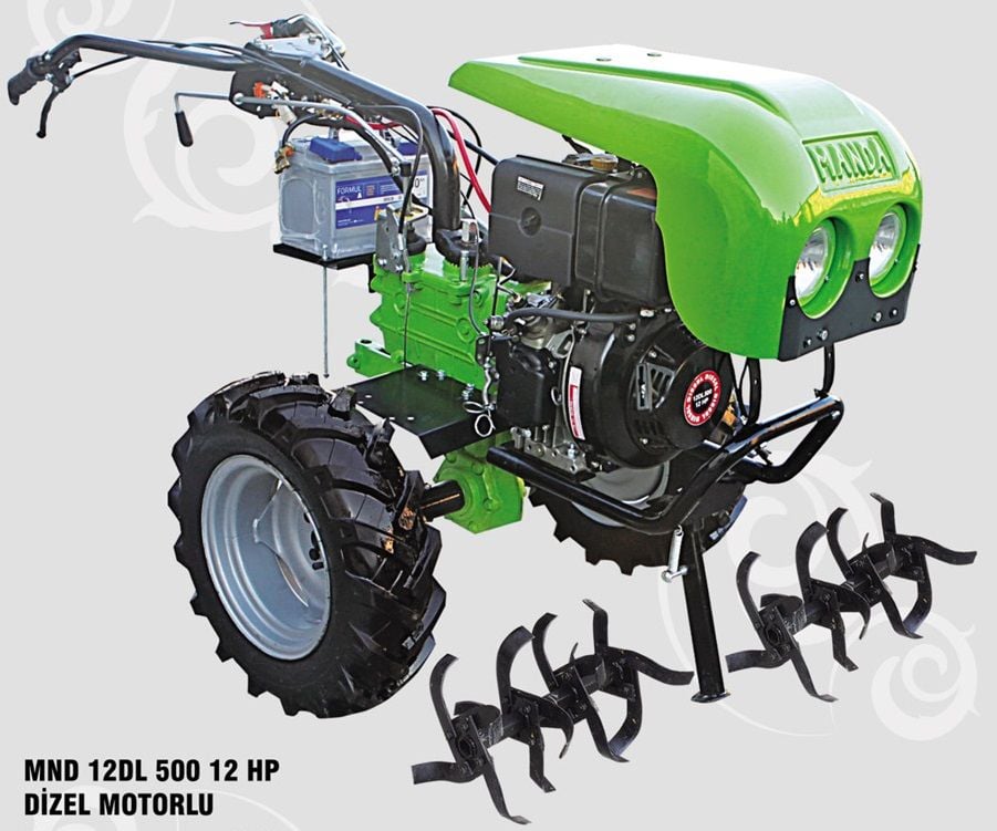 MANDA MND 12DL 500 Dizel Motorlu Çapa Makinesi