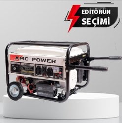 Amcpower 3,5 KVA Benzinli Jeneratör(Marşlı)